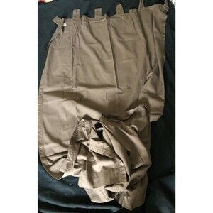 Brown Non Lined Curtain Panels 80x84 100 P Cotton